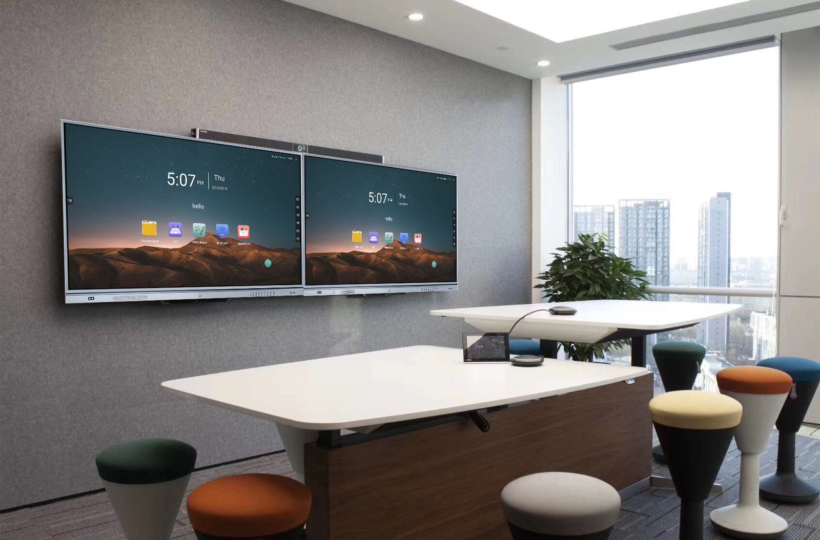 interactive flat panel,smart board for presentation,video conference,smart board with Zoom